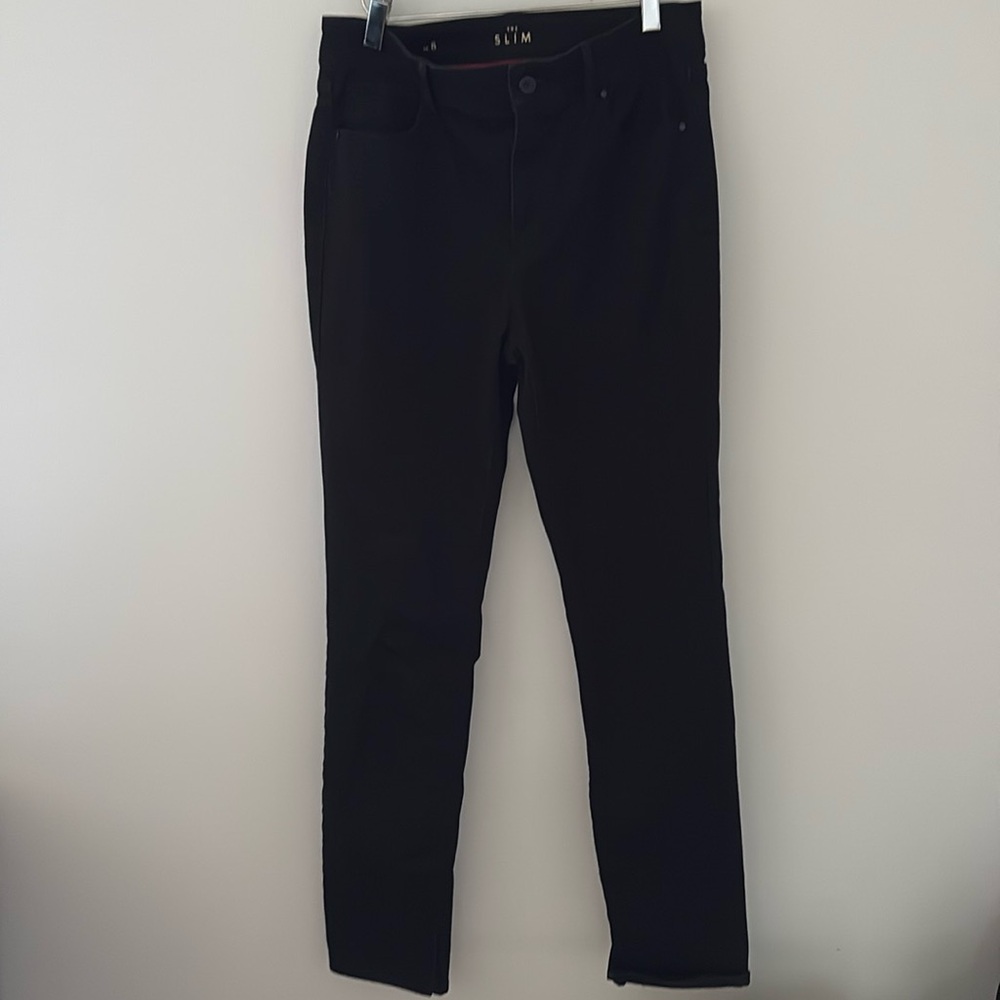 NWOT White House Black Market slim fit black jeans size 8
